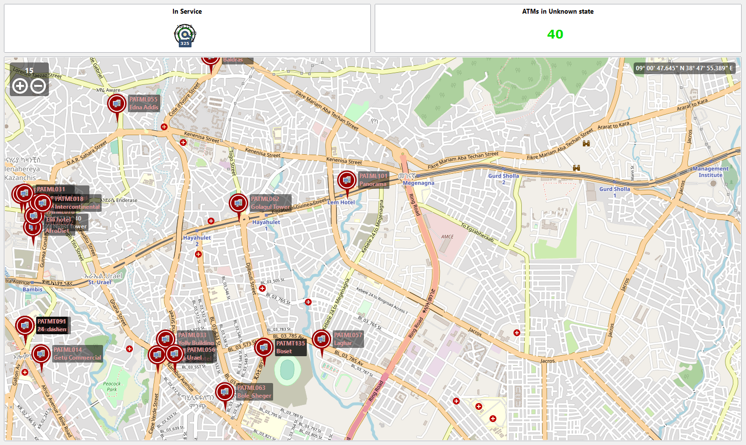 You can visualise your network on geographical map, as well as create an IP-address layout map.